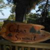 Marys Cedar Cedar Summit Sign
